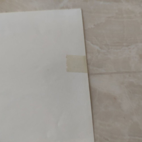 Strousy height chart used, paper, 98cm x 32cm