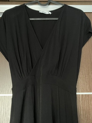 Toi & Moi black dress like new, size M/L, viscose knit fabric