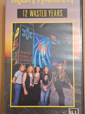 Iron Maiden 12 Wasted Years VHS used, Metal