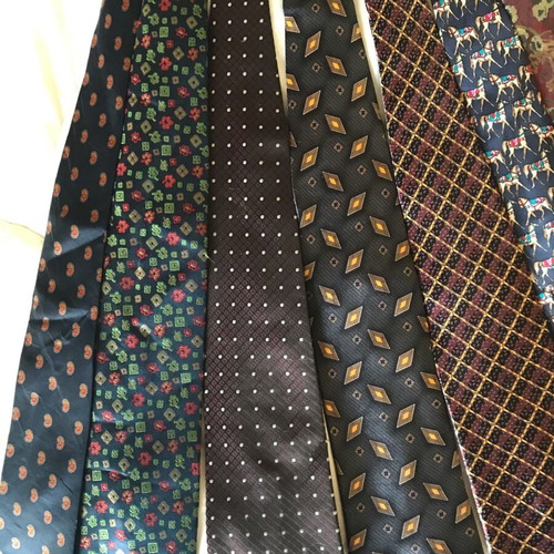 Versace Silk Ties like new, multicolor, made in Italy