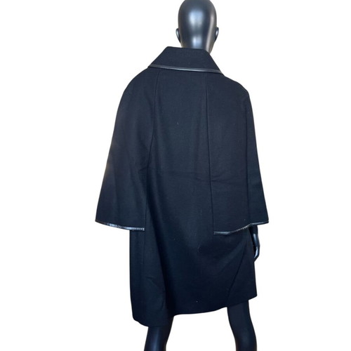 Reiss wool coat new, size M, black
