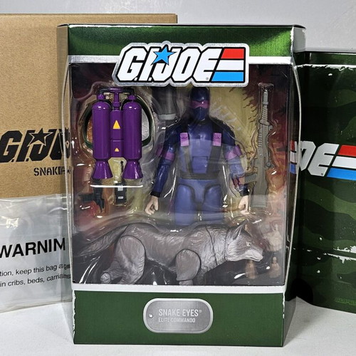 Snake Eyes Ultimates 7'' figure new with Timber