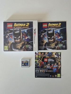 Lego Batman 2 DC Super Heroes Nintendo 3DS game used, complete in box
