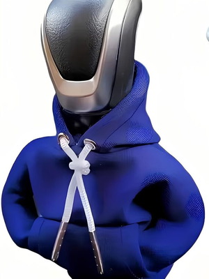 Gear shift cover blue new car