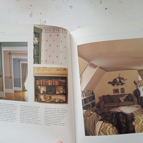 Laura Ashley Decorare con la carta e la pittura book like new, Italian