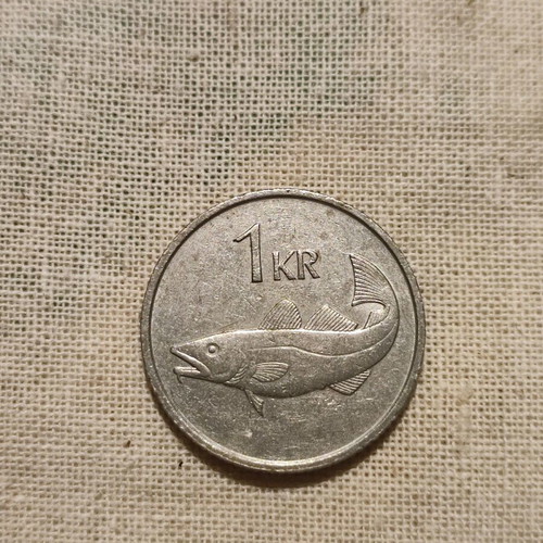 Coin from Iceland used