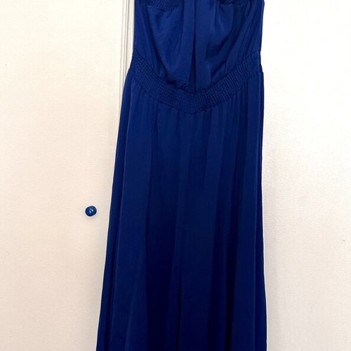 Attrattivo satin jumpsuit new, blue airy 3/4