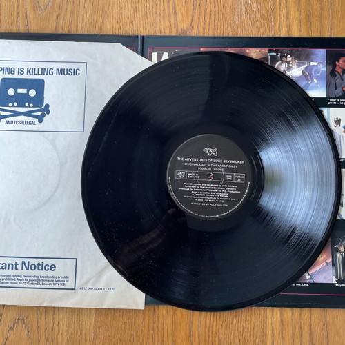 Star Wars The Empire Strikes Back vinyl like new, collectible record 1980