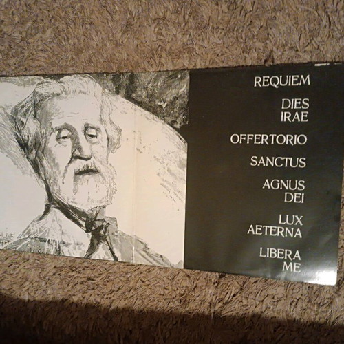 Requiem Giuseppe Verdi double vinyl record like new