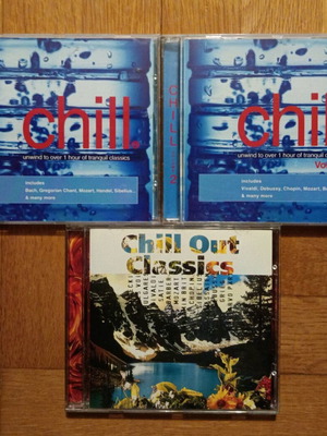 Chill 3 CD set new, classical music for relaxation