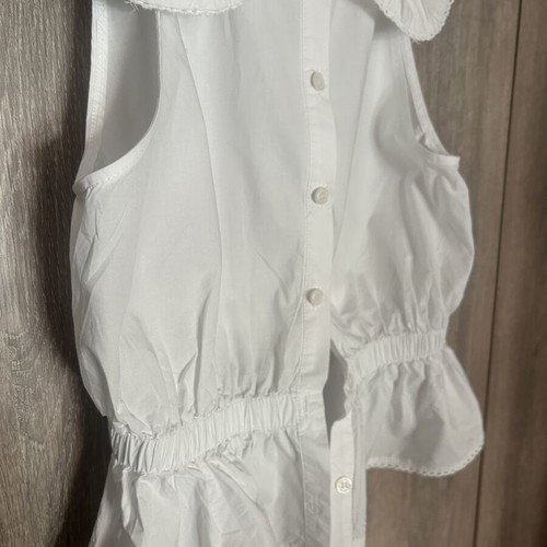 Zara sleeveless blouse like new, white, size S