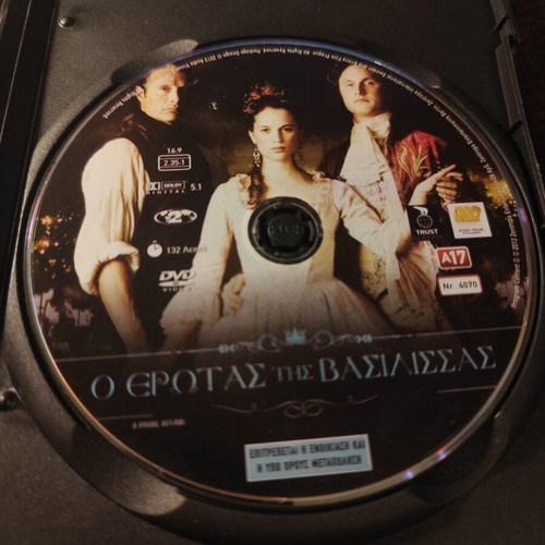 DVD A Royal Affair used, romantic drama movie with subtitles