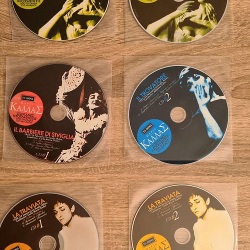 Maria Callas 6CDs like new, Norma La Traviata etc, classical
