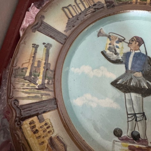Decorative ceramic plate used