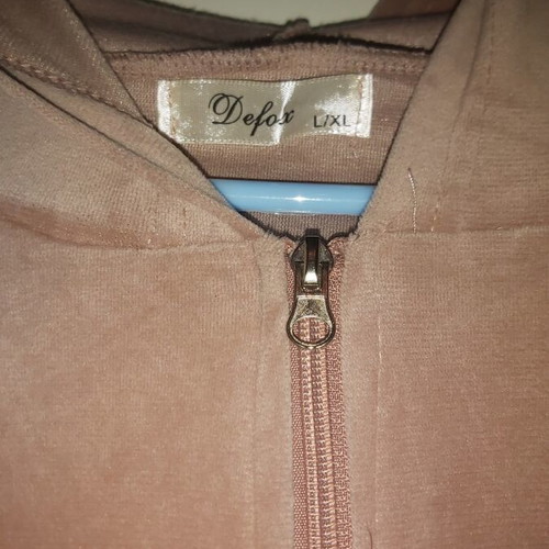 Velvet cardigan soft pink, like new, sizes L-XL