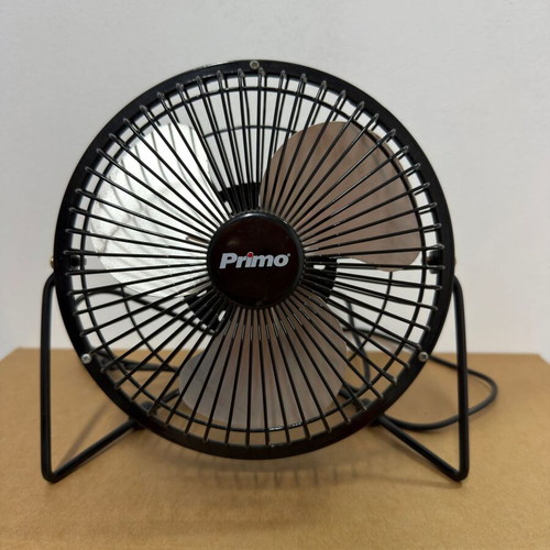 Primo USB metal desk fan 10cm black