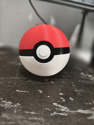 Pokeball 3d printed new