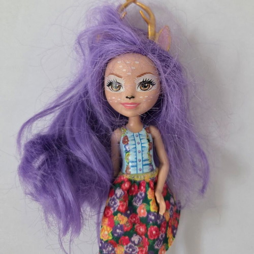 Mattel Enchantimals Doll Danessa Deer used with missing parts
