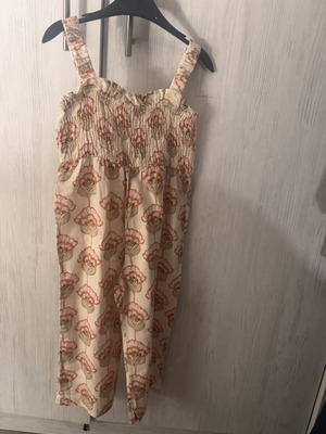 Zara Kids Floral Linen Jumpsuit for 3-4 Years, Like New