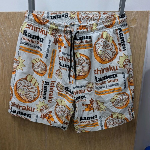 Naruto Shippuden Collection shorts used vintage from 2002