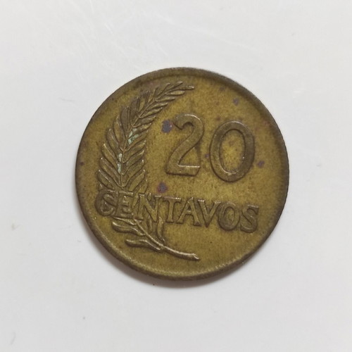 Νόμισμα Peru 20 Centavos 1962 μεταχειρισμένο