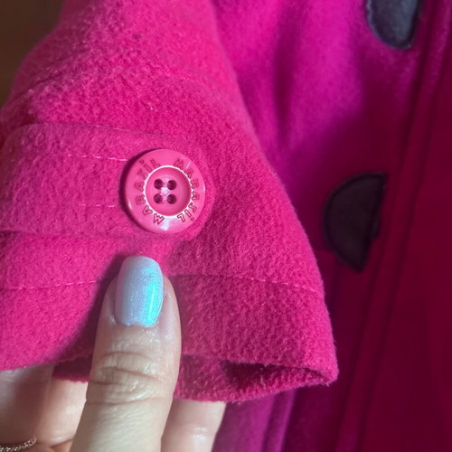 Marasil girls coat fuchsia used, size 18M-86cm
