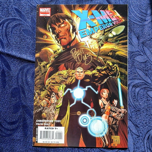 X-men Emperor Vulcan #1 used with signature