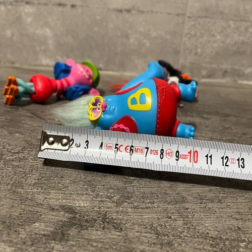 Trolls figures used, set of 3 pieces