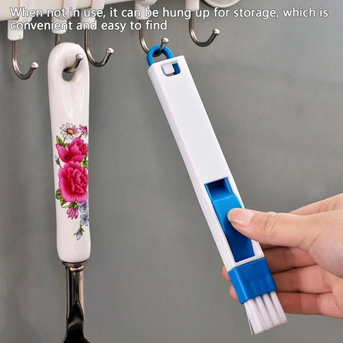 2-in-1 Mini Cleaning Brush Set with Detachable Dustpan New