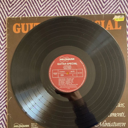 Guitar Special Siegfried Schwab vinyl used, classical music