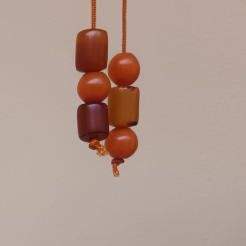 Mastic Worry Beads used with old Bakelite beads