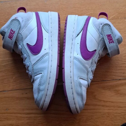 Nike Court Borough Mid 2 used, size 29.5, white sports shoes