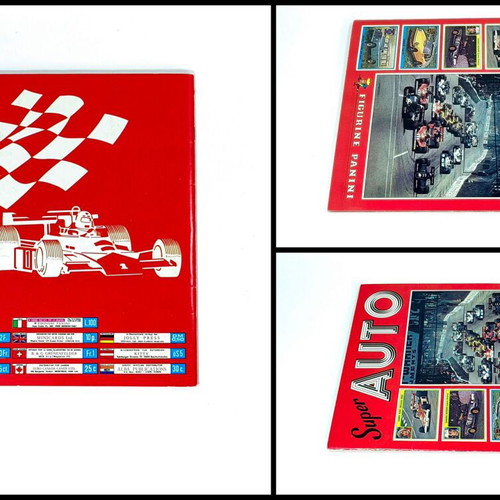 Super Auto Panini 1977 sticker album like new, rare vintage
