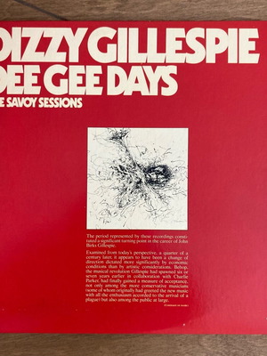 Dizzy Gillespie Dee Gee Days 2 Vinyl LP σαν καινούργιο, jazz
