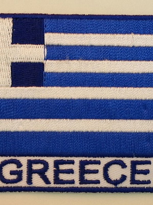 Ελληνική σημαία και γερμανικά σύμβολα μεταχειρισμένα, σετ σήματα