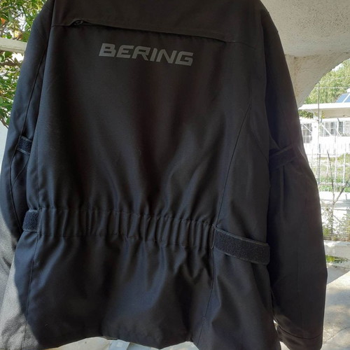 Bering men's winter motorcycle jacket 3XL like new, black