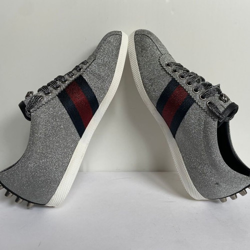 Gucci sneakers like new, size 37.5, silver