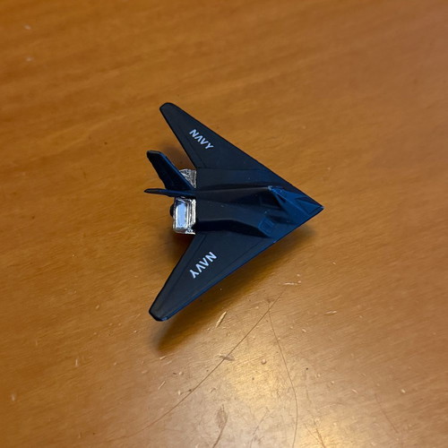 Collectible Navy War Jet Model used, metal, 7 cm