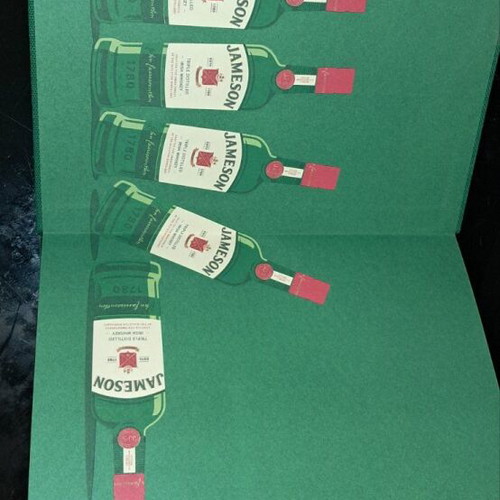 Jameson Notebook new, medium-sized hardback with lined paper