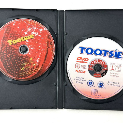 Tootsie DVD 2 discs used, Greek subtitles, comedy social