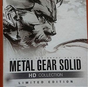 Metal Gear Solid HD collection limited edition, ps3 games