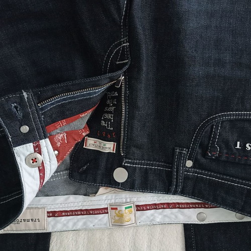 Tramarossa men's jeans like new, blue black, wide fit