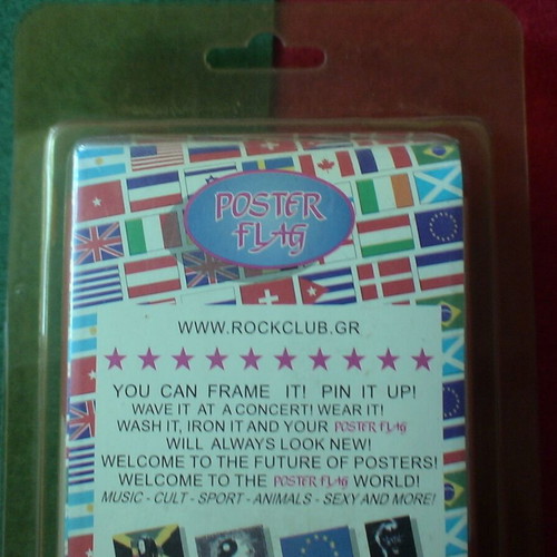 Set of 5 wall poster flags, 1.50x90 cm