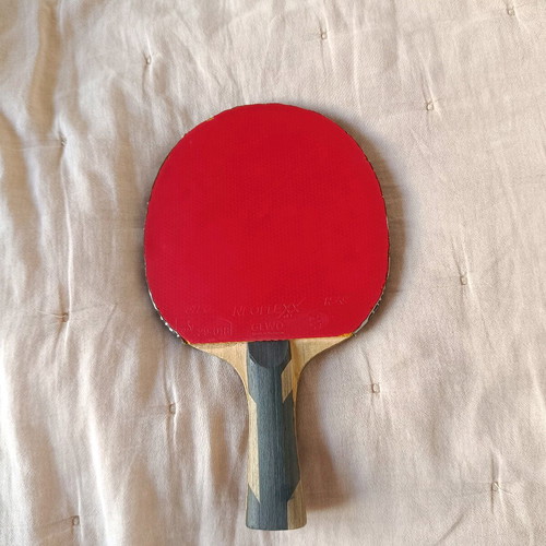 Gewo ping pong racket used with Neoflex Gewo rubbers