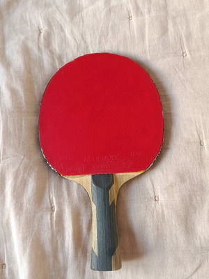 Gewo ping pong racket used with Neoflex Gewo rubbers