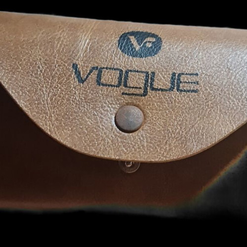 Vogue glasses cases set of 3 like new, black and beige