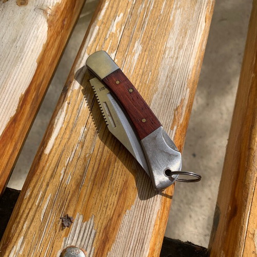 Lockback knife used John Benzen Tools unsharpened