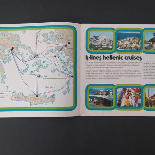 K LINES Hellenic Cruises brochure 1977