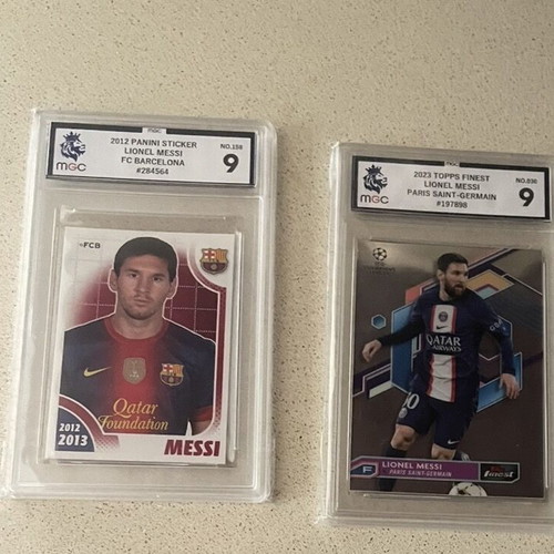 PSA and auto cards used