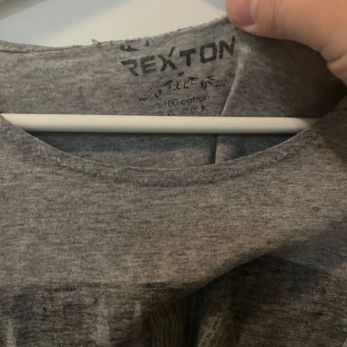 Rexton summer t-shirt gray open neckline used